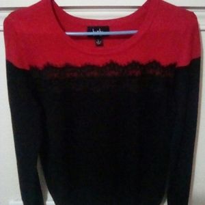 Very Cute RED & BLACK Sweater